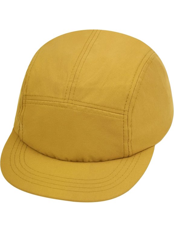 5 Panel Hat for Men, Quick Drying Sun Hat Unique Design Short Brim Bump Cap