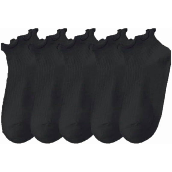 Pyewacket 70 Design YooGuoGuo 70% Cotton Ankle Socks - Frilly Ruffle Design, Cute & Soft ...