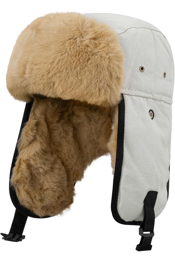 Aviator Trooper Hat Winter Cozy Plush Ushanka Russian Hats Windproof Earflap Eskimo Hat Warm Cold Proof Skiing Hats