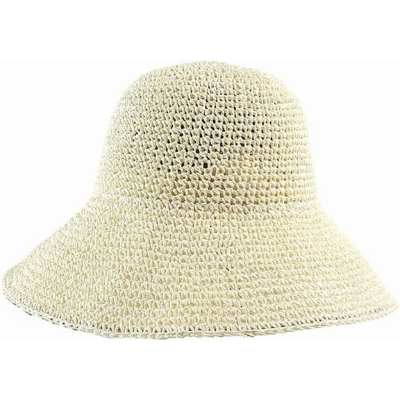 YooGuoGuo Beach Hats Women Summer Straw Woven Hollow Wide Brim Sun Hats Outdoor Foldable