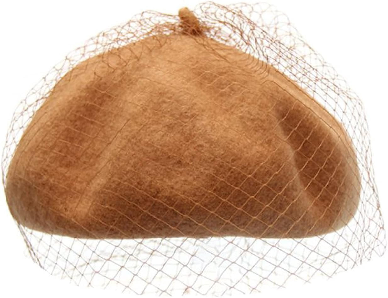 YooGuoGuo Beret Hat for Women Mystery Net Veil Style Womens Autumn Winter Warm Wool Outdoor Elegant Beanies Bonnet Cap