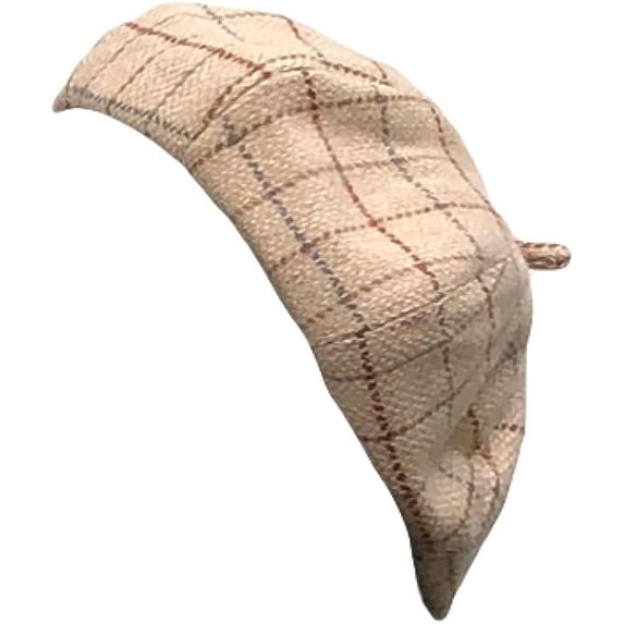 YooGuoGuo Berets for Women Autumn Winter Painter Plaid Cap Casual All-Match Newsboy Korean Simple Retro Girl Hats