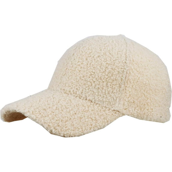 YooGuoGuo Child Trendy Sun Hip-Hop Cap,Kids Teddy Fleece Baseball Caps,Children Winter Cute Warm Hats for 3-8 Years