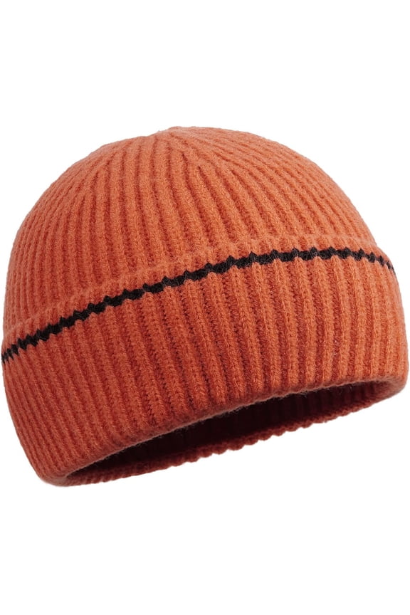 Classic Men's Acrylic Winter Hat Retro Beanie Hats Vintage Soft Knit Short Fisherman Beanie Swag Hat Skullcap Unisex