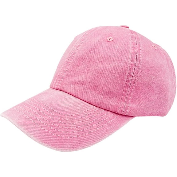 YooGuoGuo Classic Washed Adjustable Trucker Hats for Men Women Low Profile Distressed Baseball Caps Retro Unconstructed Dad Hats