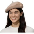 thumbnail image 1 of YooGuoGuo Classic Wool Beret Hats for Women Man Painter hat French Beret for Man Woman Warm Winte., 1 of 6