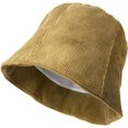 thumbnail image 1 of YooGuoGuo Corduroy Bucket Hat Packable Reversible Fisherman Hat Windproof Fall Winter Hat Travel Beach Summer Cap Boonie Cap, 1 of 3