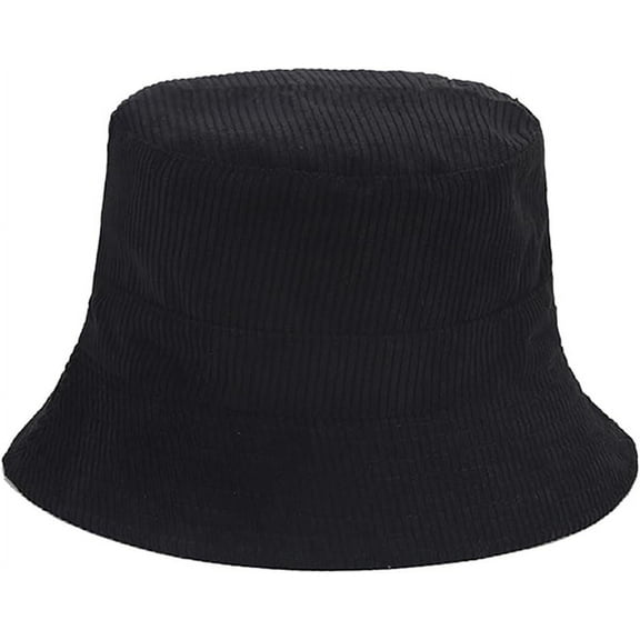 YooGuoGuo Corduroy Bucket Hats Unisex Reversible Travel Daily Cap for Men Women Teens