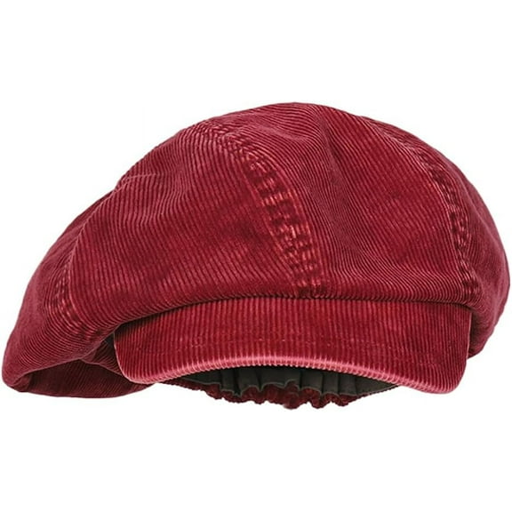 YooGuoGuo Corduroy Newsboy Cap for Women Vintage Unisex Paperboy Painter Hat Slouchy Beret Cap Y2k Messy Octagonal Cap