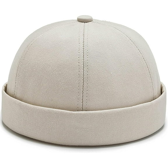 YooGuoGuo Cotton Brimless Docker Cap Adjustable Street Casual Sailor Cap Skullcap Beanie Hat