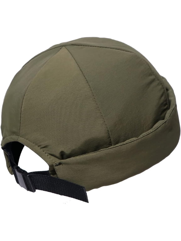 Cotton Docker Cap Brimless Hat Men Women Skullcap Beanie Worker Sailor Cap Roll-up Edge Watch Hat Durable Warm Leon Hat