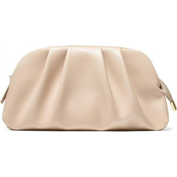 YooGuoGuo Dressy Vegan Leather Clutch Purse for Women Formal, Soft Pleated PU Evening Clutch for Weddings, Proms, Cocktail-Gemma