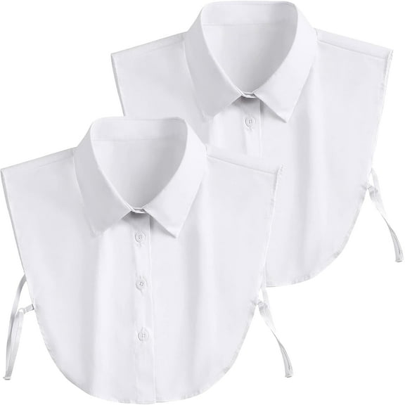 YooGuoGuo Fake Collar Detachable Collar Blouse Dickey Half Shirts Peter Pan Collar