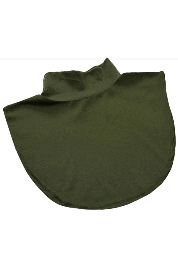 Fake Turtleneck Dickey Detachable Collars Wear Outer or in Sweater Hoodie Medium Neck Mock Collar for Women Gils Dark Green