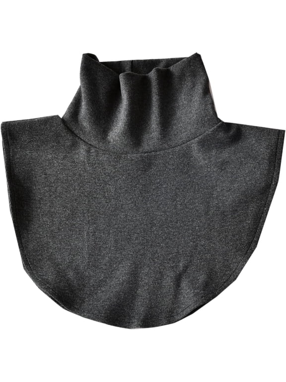 Fake Turtleneck Dickey Detachable Collars Wear Outer or in Sweater Hoodie Thickening High Neck Mock Collar for Women