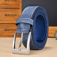 thumbnail image 1 of YooGuoGuo Fashion Denim Belt For Jeans Men Casual Canvas Designer Belts High Quality 3.5 CM Width Patchwork Strap Drop Shipping, 1 of 6