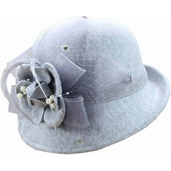 YooGuoGuo Fedora Hats for Women Wide Brim Felt Lady Felt Hat Warm