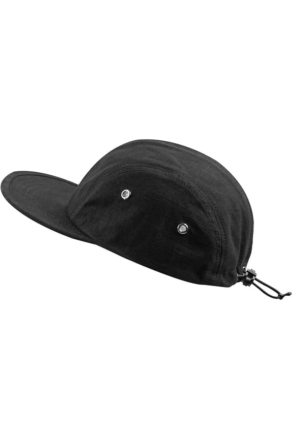 Flat Brim Baseball Cap Classic Snapback Hat Cap Hip Hop Style Flat Bill Cap 4 Panel Trucker Cap Blank Camper Hats