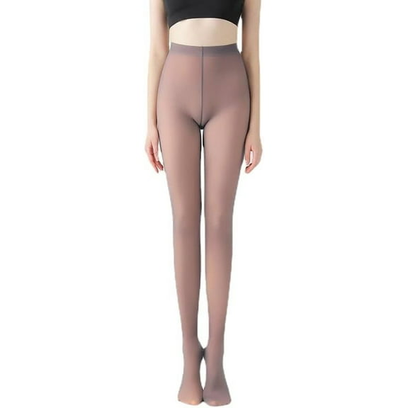 YooGuoGuo Fleece Lined Tights for Women Winter Warm Opaque Leggings Coqutte Thermal Pantyhose Sheer Footed Stocking Alt Clothes