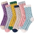thumbnail image 1 of YooGuoGuo Fuzzy Socks for Women, Warm Soft Fluffy Socks Winter Cozy Cute Animal Slipper Socks Gifts, 1 of 6