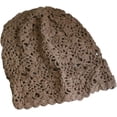 thumbnail image 1 of YooGuoGuo Hand-Hook Three-Row Flower Retro Four Seasons Hand-Hook Flower Bell hat, Beanie Cap, 1 of 4