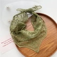 thumbnail image 1 of YooGuoGuo Handmade Embroidered Triangle Lace Scarf Women Wrap Shawl Bandana Foulard Femme Crochet Flower Neck Scarf Headband Neck Collar, 1 of 6