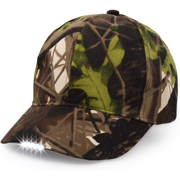 YooGuoGuo Hands Free LED Baseball Cap Hat for Outdoor Jogging Hip Hop Party Holiday