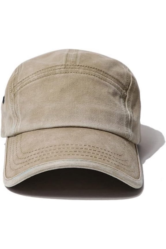 Hip Hop Flat Brim Brass Camp Hat Biker Board Cap Army Military Cadet Cap