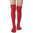 thumbnail image 1 of YooGuoGuo Knee High Socks Women - Warm Knit Cozy Leg Warmers - Thick Boot Stockings for Women Size 5-10, 1 of 6