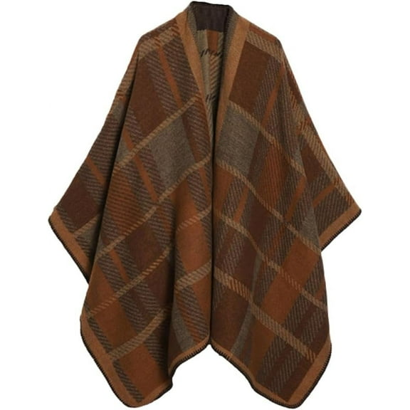 YooGuoGuo Knit Tassel Shawl Wraps for Women Fashion Open Front Blanket Travel Scarf Winter Warm Poncho Capes Ethnic Cardigan Coat