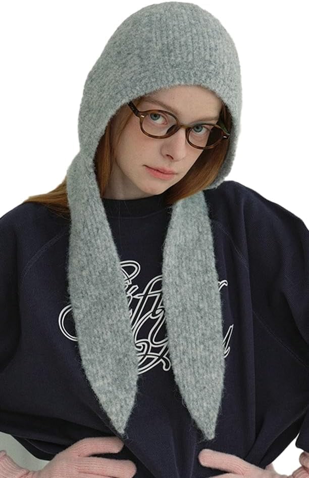 YooGuoGuo Knitted Winter Hats for Women with Scarf Ear Flap Beanie Hats for Women Skull Cap Bonnet Hat Bucket Hat Fall Winter Trendy