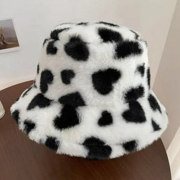 YooGuoGuo Korea Pink Wool Bucket Hats Women Autumn Winter Thickened Warm Love Heart Basin Hat Female Ins Caring Plush Fisherman Hat Gifts