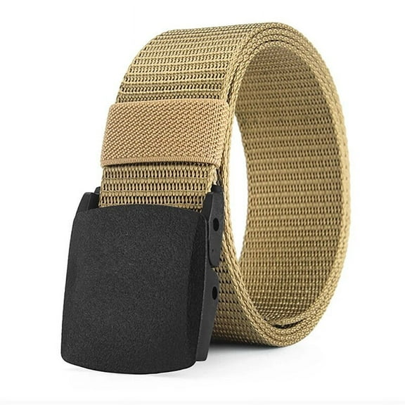 YooGuoGuo Men's Belt Outdoor Casual Canvas Belt Metal Free Training Nylon Tactical Belt With Pants Jeans Belt Sports Belts For Men Women