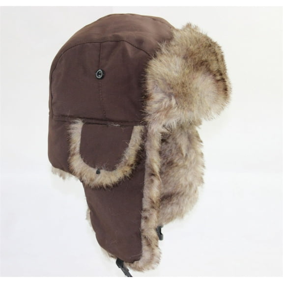 YooGuoGuo Men's Winter Trapper Aviator Trooper Earflap Warm Russian Waterproof Ski Hat Bomber Cap Russian Warm Ear Protectors Hats