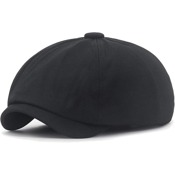 YooGuoGuo Men's and Women's Cotton Painters Octagonal Newsboy Hats Tweed Cap Herringbone Flat Cap