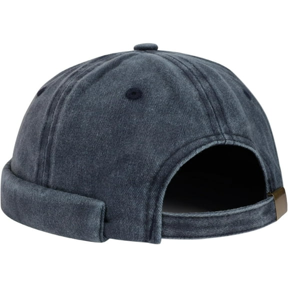 YooGuoGuo Mens Vintage Docker Cap Brimless Hat Docker Beanie Hat Adjustable Harbour Sailor Hat Skull Cap