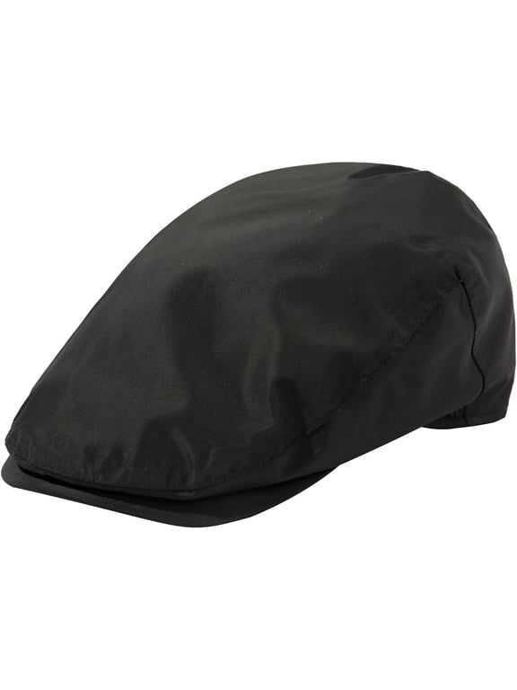 Mens Waterproof Flat Cap Winter Duckbill Newsboy Driving Hat