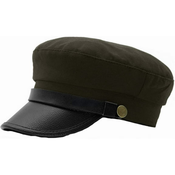 YooGuoGuo Mens Womens Newsboy Cap Yacht Captain Sailor Hat Baker Boy Peaked Beret