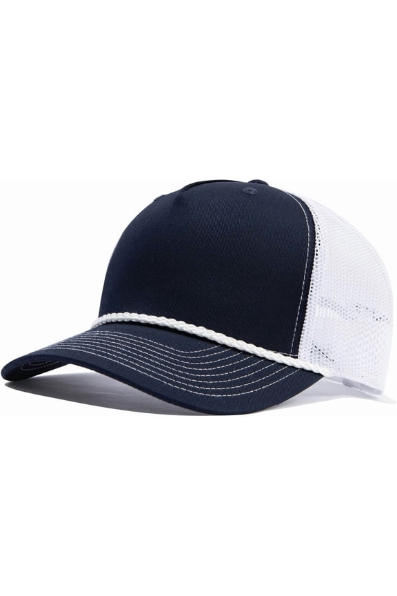 Mesh Blank Trucker Hat Baseball Cap Snapback High Crown Baseball Cap Outdoor Cap Structured Golf Dad Cap