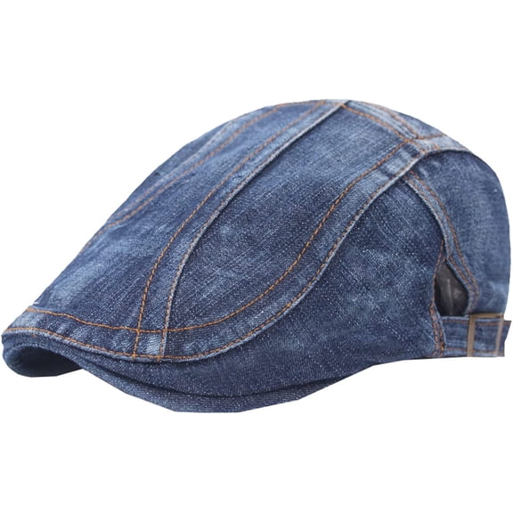 YooGuoGuo Newsboy Hats for Women Unisex Denim Flat Driving Hat Cap Outdoor Travel Men Women Simple Beret Ivy Cap Hat