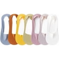 thumbnail image 1 of YooGuoGuo No Show Socks 7 Pairs for Women 5-10 Non Slip Low Cut Liner Flat Breathable Stretchy Invisible Summer Thin Hidden, 1 of 7