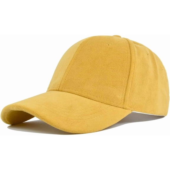 YooGuoGuo Outdoor Baseball Cap for Women Men Suede Solid Color Baseball Cap Relaxed Fit Adjustable Hat