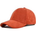 thumbnail image 1 of YooGuoGuo Outdoor Baseball Cap for Women Men Suede Solid Color Baseball Cap Relaxed Fit Adjustable Hat, 1 of 6