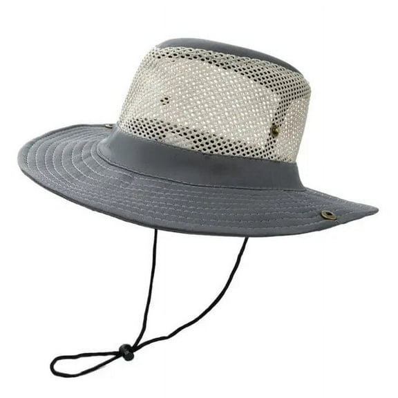 YooGuoGuo Outdoor Breathable Mesh Camouflage Bucket Hat Sun Protection Hunting Fishing Hiking Cap Adjustable Big Brim Sun Hat new