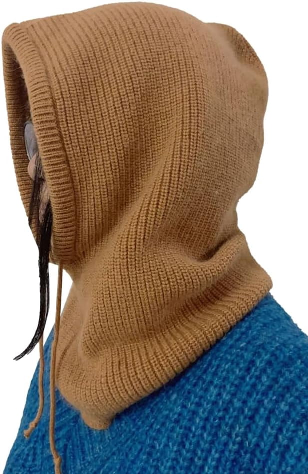 YooGuoGuo Pull on Beanie Hats for Women Men with Scarf Womens Balaclava Trendy Winter Hats Cold-Proof Bonnet Knit Beanies for Guys