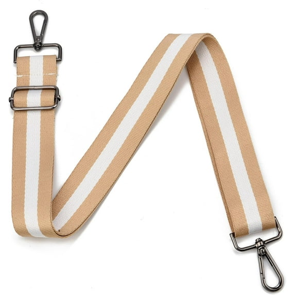 YooGuoGuo Purse Strap Replacement Crossbodyp Black Hardware Wide Shoulder Strap Adjustable Canvas Straps Guitar Style Straps