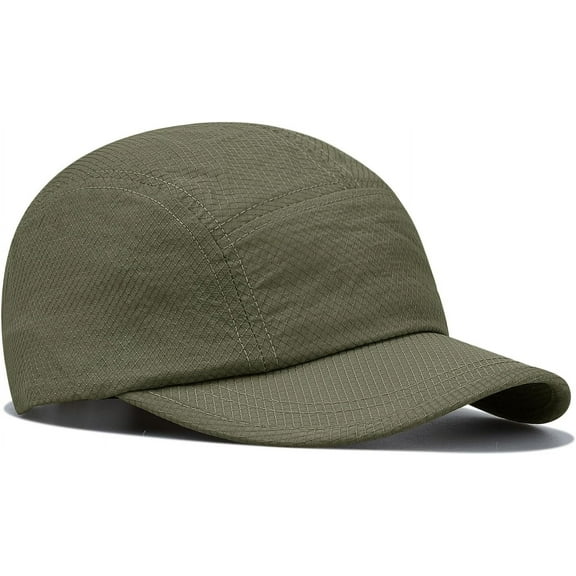 YooGuoGuo Quick Dry 5 Panel Cap Short Brim Baseball Caps Lightweight Trucker Hats Sports Dad Hat Casual Fitted Caps Sun Hat