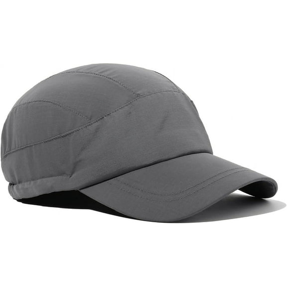 YooGuoGuo Quick Dry 5 Panel Cap Short Brim Baseball Caps Lightweight Trucker Hats Sports Dad Hat Casual Fitted Caps Sun Hat