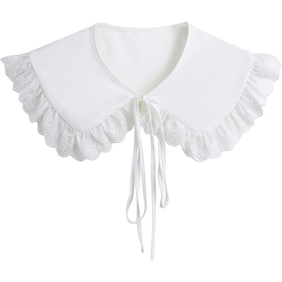 YooGuoGuo Retro Hollow Out Lace Floral False Collar Detachable Fake Collar for Women Girl