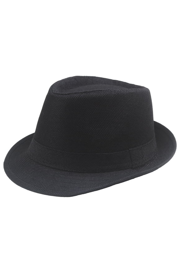 Retro Men Fedoras Top Jazz Felt Wide Brim Hat Summer Old Man Curling Caps Vintage Couple Cap Winter Chapeau Gentleman Sun Hat